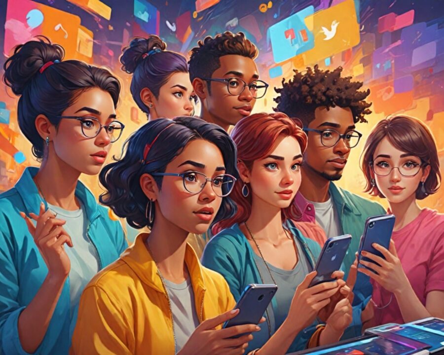 Como as redes sociais moldam tendências estéticas e culturais no mundo atual