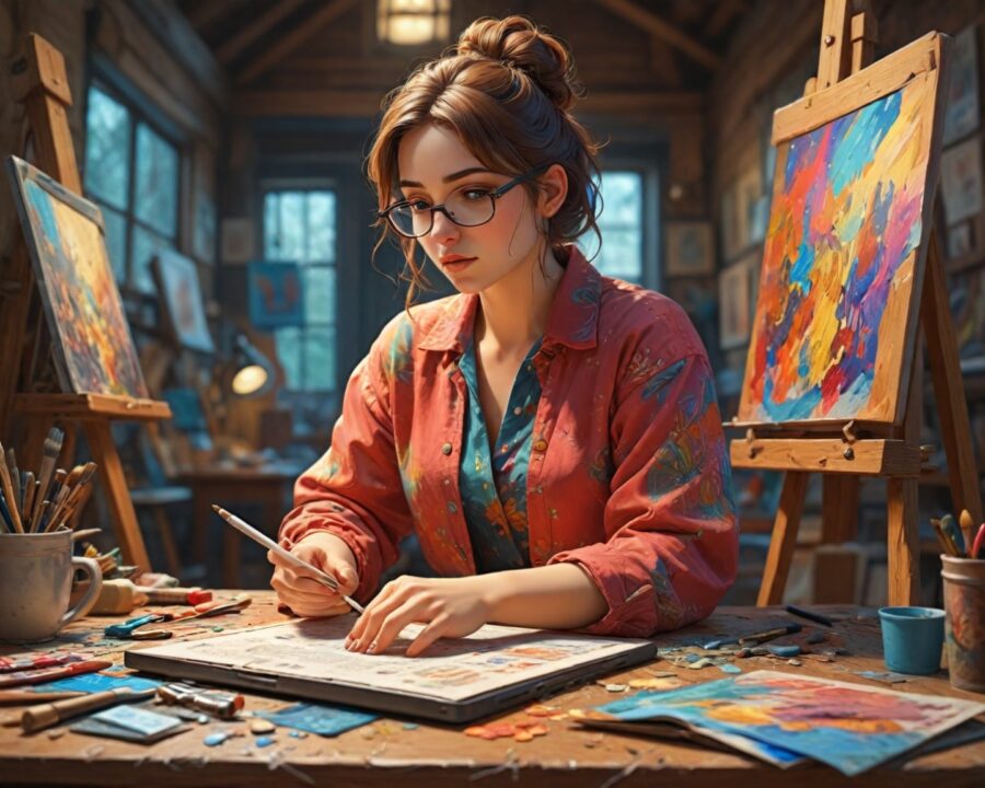 Como a arte digital redefine a autoria tradicional
