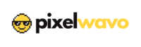 Logo Pixel Wavo