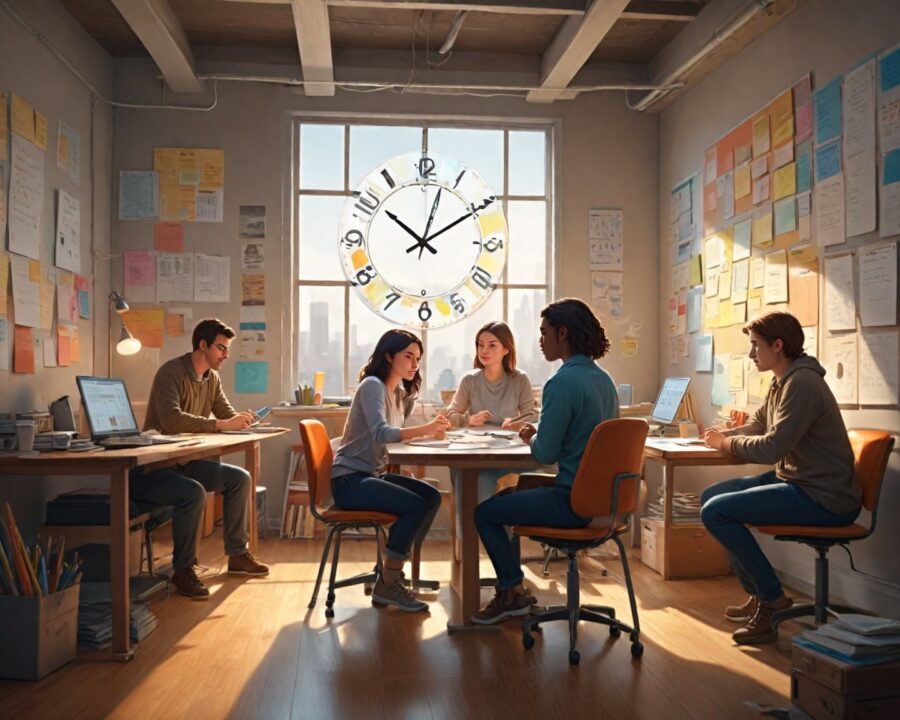 como organizar jornadas de trabalho eficientes e produtivas