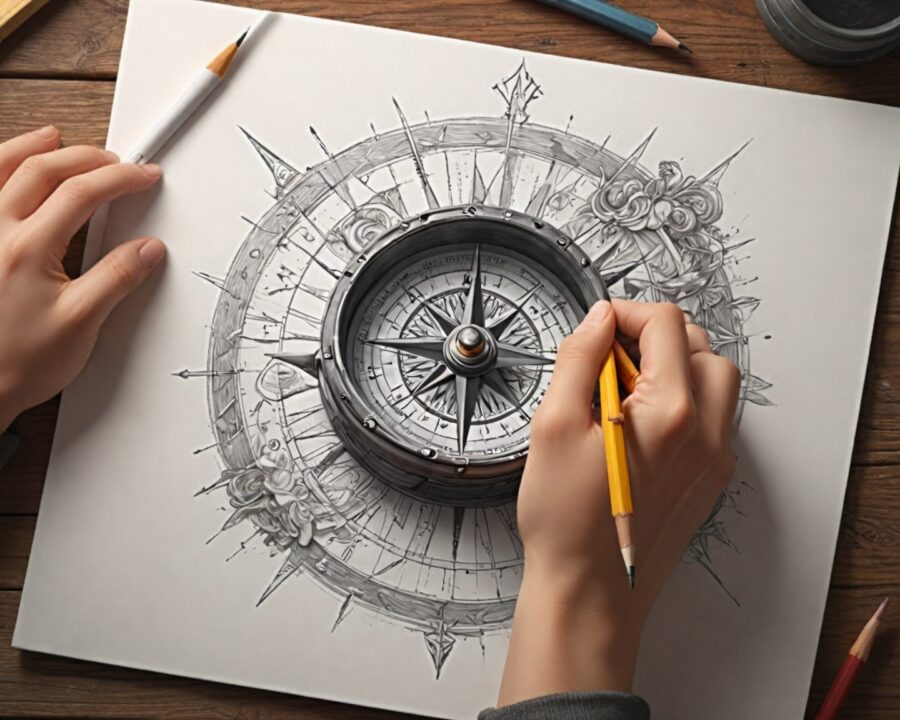 como usar o compasso: guia completo para iniciantes