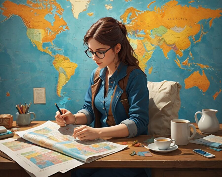 como planejar roteiros de viagem incríveis e sem estresse