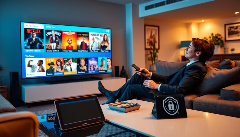 serviços de streaming seguros