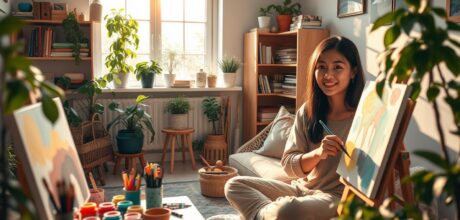 Ideias de hobbies criativos para aliviar o estresse no dia a dia