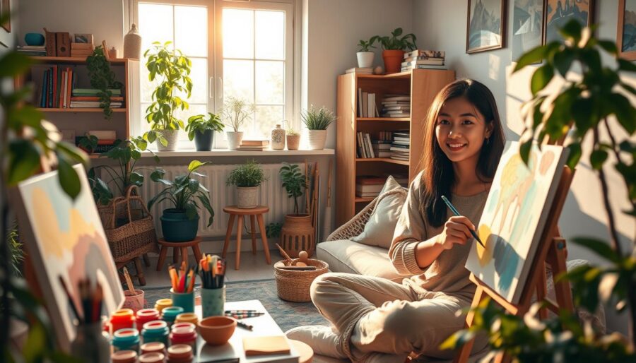 Ideias de hobbies criativos para aliviar o estresse no dia a dia