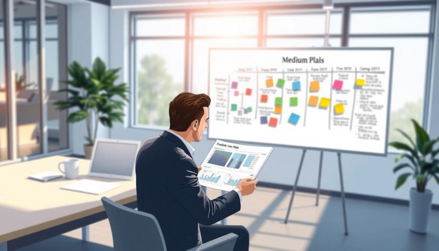 Como criar um plano financeiro para metas de médio prazo