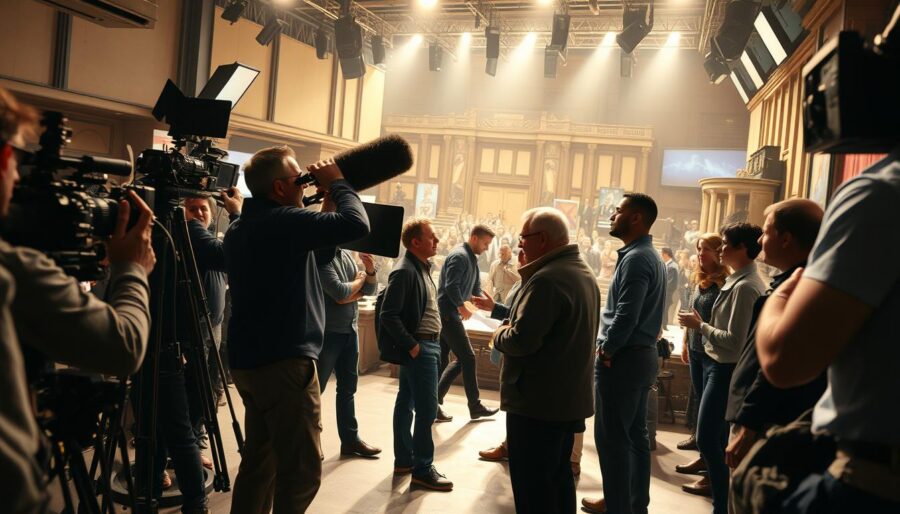 curiosidades de bastidores de grandes produções de cinema e TV