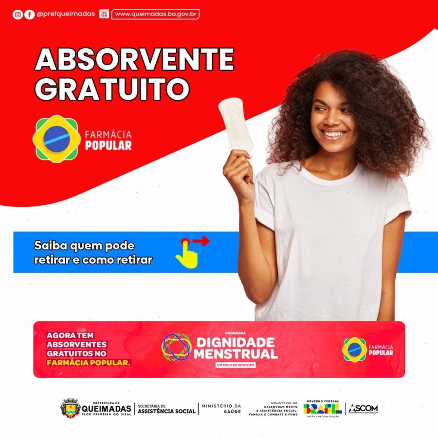 Absorventes Gratuitos: Passo a Passo para Receber Hoje