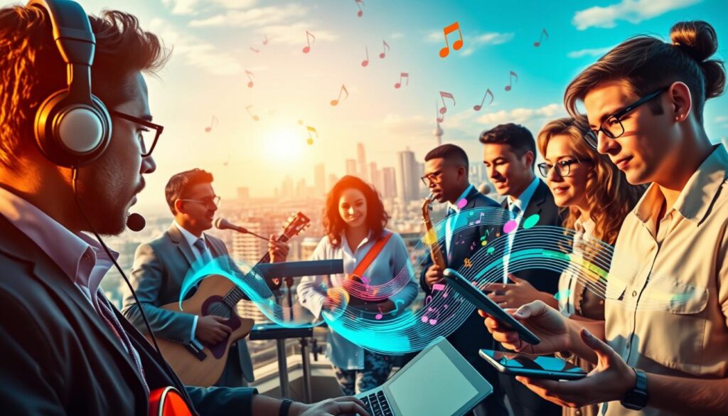 impacto da tecnologia na música