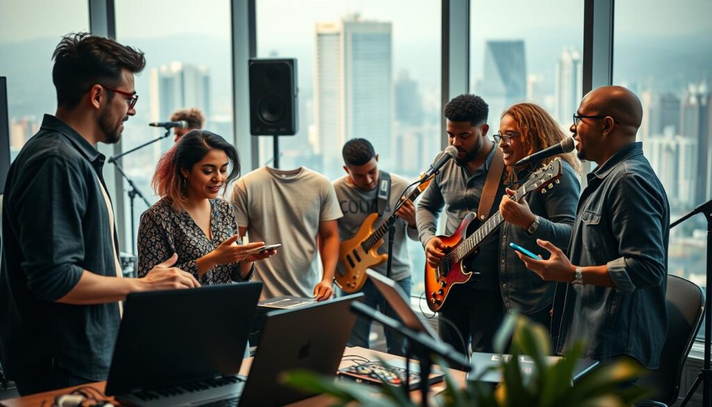 músicos influentes e mudanças na produção musical