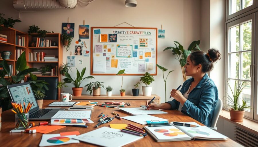 Exercícios práticos para estimular a criatividade no dia a dia já