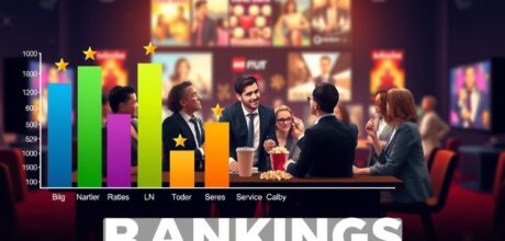 Ranking dos melhores filmes e séries com base nas avaliações do público