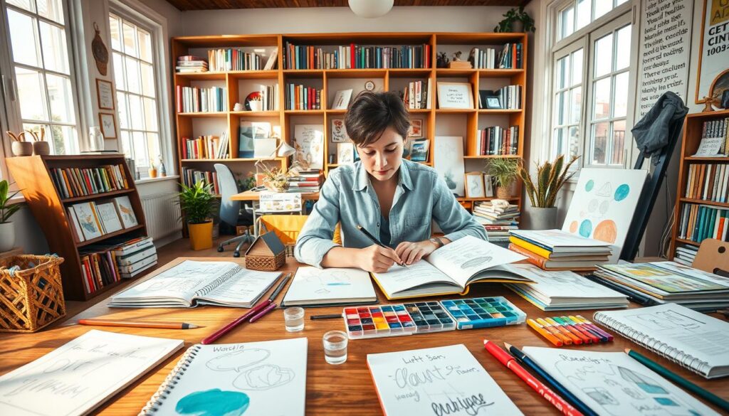 exercícios práticos e atividades criativas