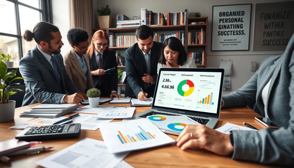 investimentos e organização de dívidas
