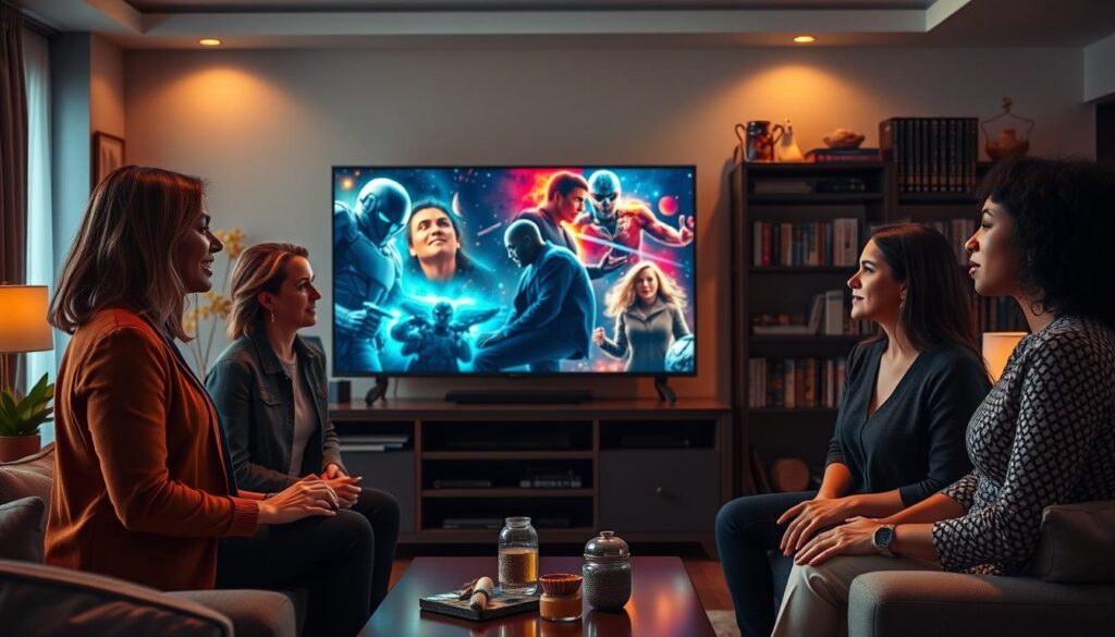 séries de drama e séries de ficção científica